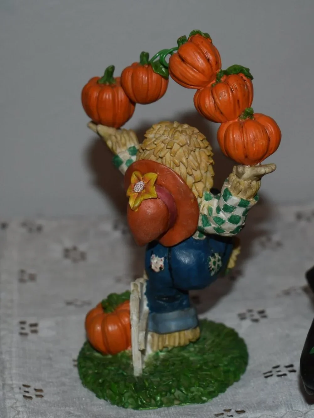 Vintage Papel Giftware Harvest Fall Halloween Collectable Figurine Lot Set of 3